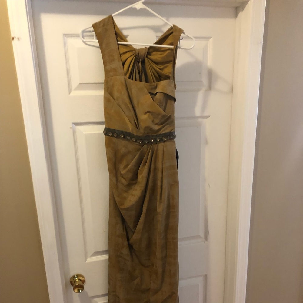 Vera Wang Lavender Label Taffeta Gown